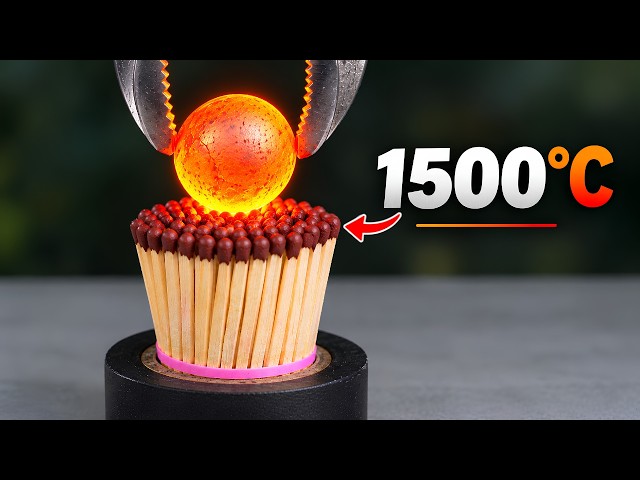1500°C RED HOT BALLS vs EVERYTHING | WHATS Next Experiments 🧪🧊
