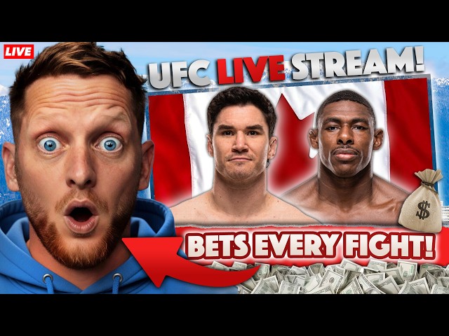 🔴 #1 UFC LIVE STREAM! UFC EDMONTON COMMENTARY & REACTIONS!