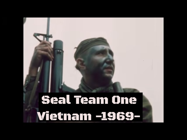 U.S. NAVY SEAL TEAM ONE IN VIETNAM  1969 RAW FOOTAGE   BROWN WATER MOBILE RIVERINE FORCE  XD27615b