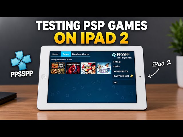 Can This Old iPad 2 Run PSP Games? | PPSSPP Test