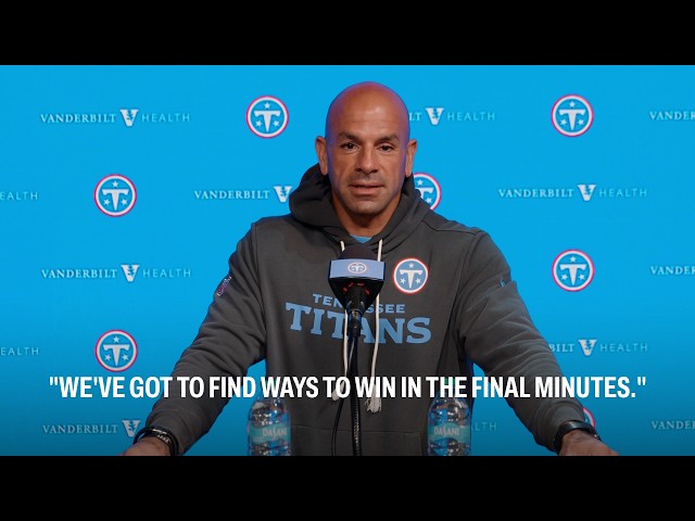 Robert Saleh on Finishing One-Score Games & Cam Ward’s Growth | Tennessee Titans