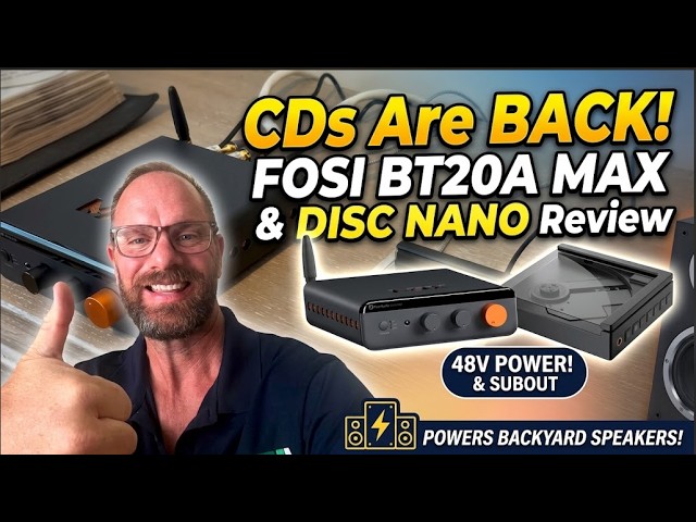 The Ultimate Mini Hi-Fi Stack? Fosi Audio BT20A Max & Disc Nano Review