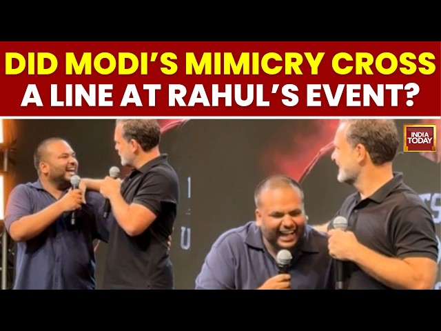 Rahul Gandhi Modi Mimicry: PM Modi Mimicry at Chhatron Ki Goonj Sparks BJP-Congress Clash