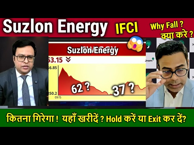Suzlon Energy,IFCI share analysis,future kya hai,why fall ?suzlon energy latest news,target 2027