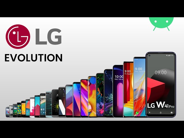 Evolution of LG Phones (2009 - 2021)