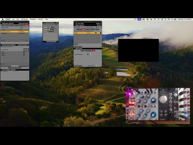 VDMX Eurorack MIDI Step Sequencer LFO Tutorial by David Lublin