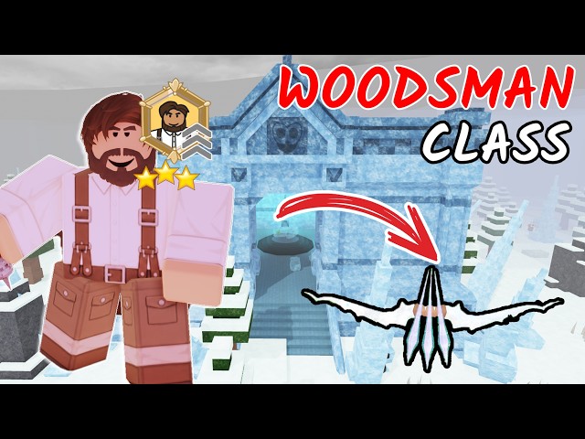 How to Get the Secret Ice Bow WITH WOODSMAN CLASS in 99 Nights in the Forest ❄️🏹