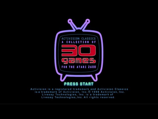 Activision Classics - Sony PlayStation - Intro & Title Screen