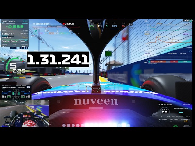 Beating Max Verstappen to Pole Position - RSS Hybrid 2026 - Singapore - 1:31.241