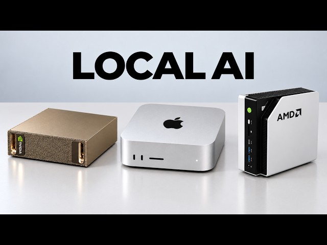 Mac vs Nvidia vs AMD Mini PCs (Local AI)