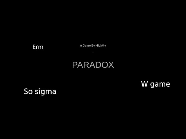Roblox.. Paradox