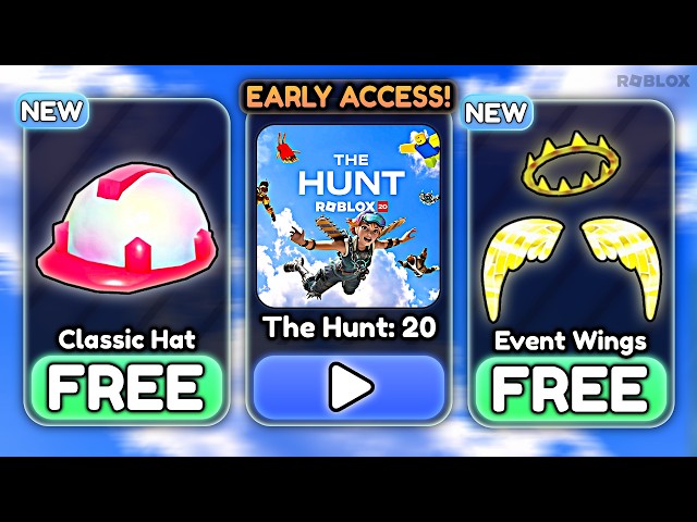 EVENT EARLY ACCESS & EVENT ITEMS! (The Hunt: Roblox 20)