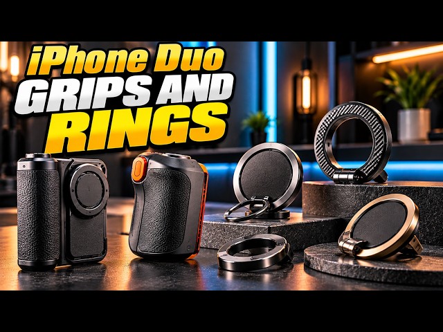 Top 7 Best iPhone Duo Camera Grips and Smartphone Rings