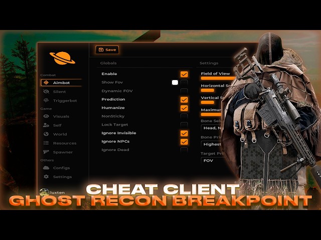 🐜TOP: Ghost Recon Breakpoint - Cheat Client | Best Client Breakpoint | Different Functions | FREE🐜