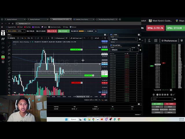 Full Topstep Combine Challenge from start to Finish 12- Exhausted -$1500 day progress gone
