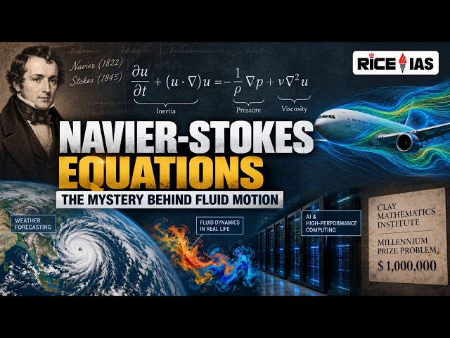 Navier-Stokes Equations Explained | UPSC Science & Tech | Millennium Prize Problem