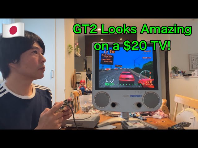 I Bought the Perfect Retro Gaming TV for Just $20 in Japan. Gran Turismo 2 looked amazing on it!