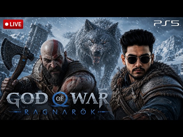 God of War Ragnarok LIVE | Epic Kratos PS5 Gameplay Begins 🔥#GodOfWarRagnarok #PS5Gameplay
