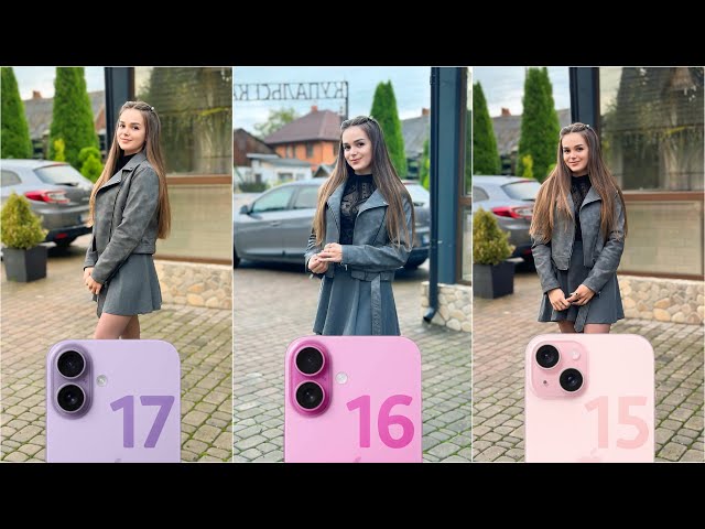 iPhone 17 VS iPhone 16 VS iPhone 15 | Camera Test & Comparison 