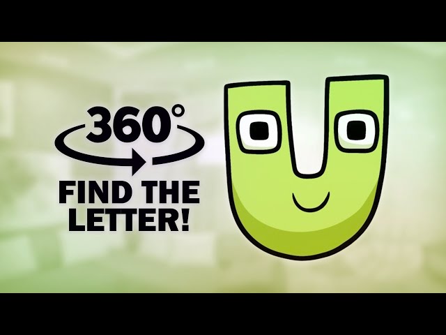 Alphabet Lore U - FINDING CHALLENGE #24 | 360 Degree Video