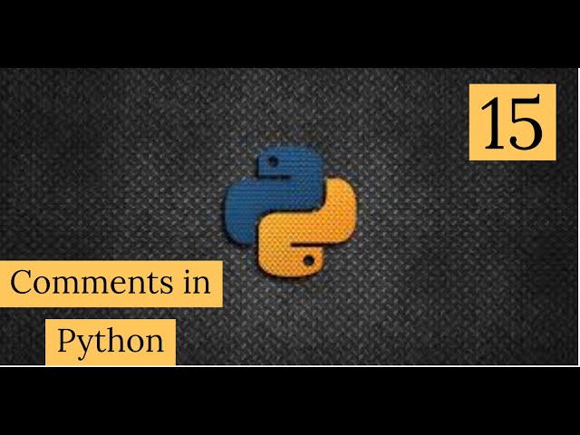 Python Tutorial | Comments in Python