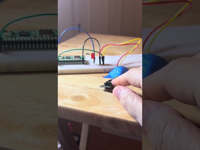 #3 Breadboard project:LED and Button module- #circuits#modules #breadboard #ledbutton