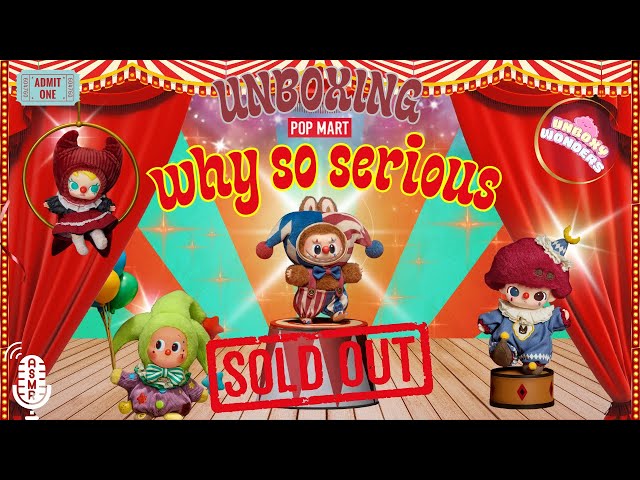 👀SECRET FOUND! 🎠 Unboxing Pop Mart ‘Why So Serious?' | ASMR #unboxing #asmr #popmart