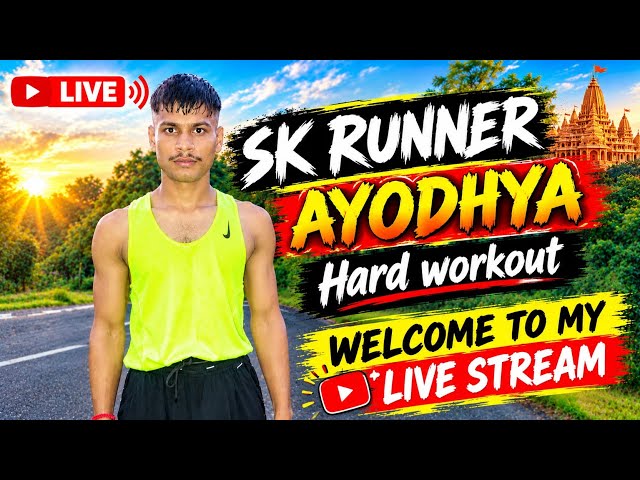 Welcome to my #live stream Running Step by step  Hard Workout
