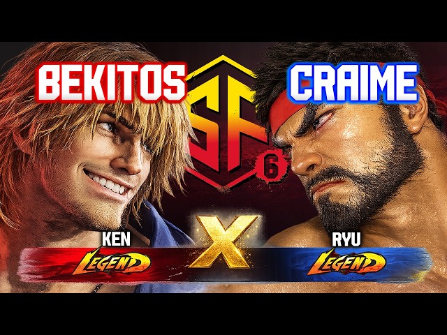 🔥 SF6 — Ryu (CRAIME vs Bekitos) Ken🔥Street Fighter 6
