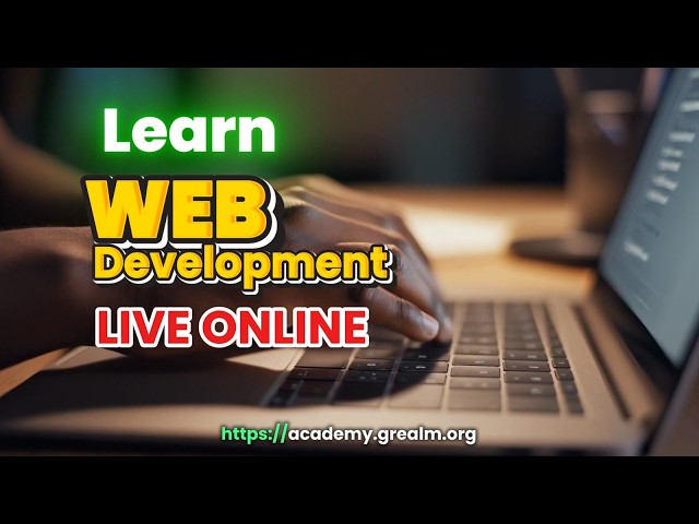 WEB DEVELOPMENT TRAINING - LIVE ONLINE