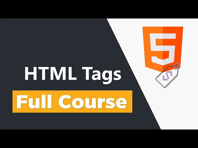 HTML Tags Tutorial for Beginners - Full Course | AcodebiZ
