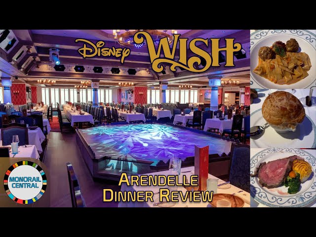 Arendelle Dinner Review | Disney Wish Disney Cruise Line