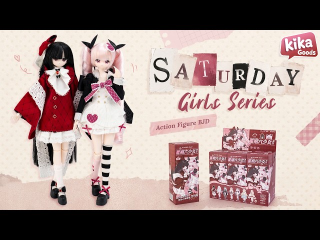 Unboxing Saturday Girls Series Special 1/6 Action Figure BJD Blind Box #kikagoods #bjd #blindbox