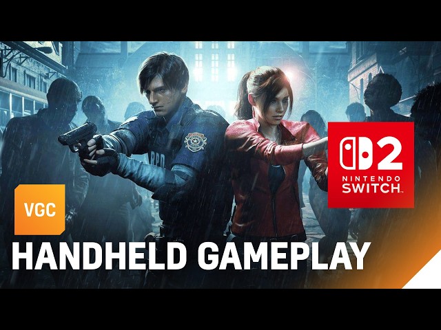Resident Evil 2 Remake Nintendo Switch 2 Handheld Gameplay