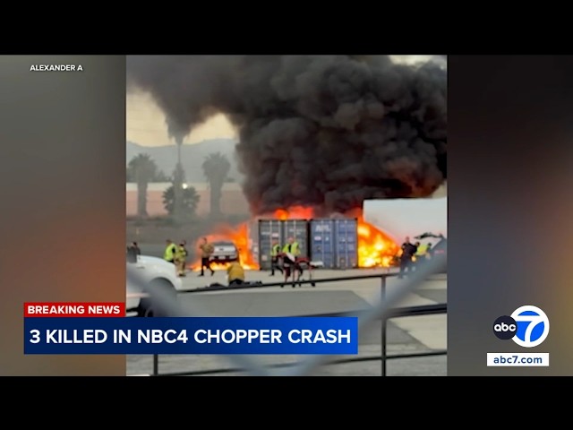 Witness describes aftermath of NBC4 helicopter crash in Chatsworth