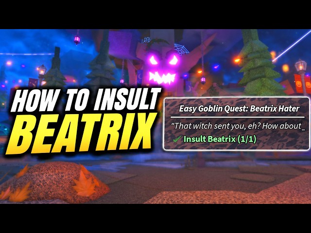 HOW TO INSULT BEATRIX in FISCH (GOBLIN QUEST GUIDE) Roblox