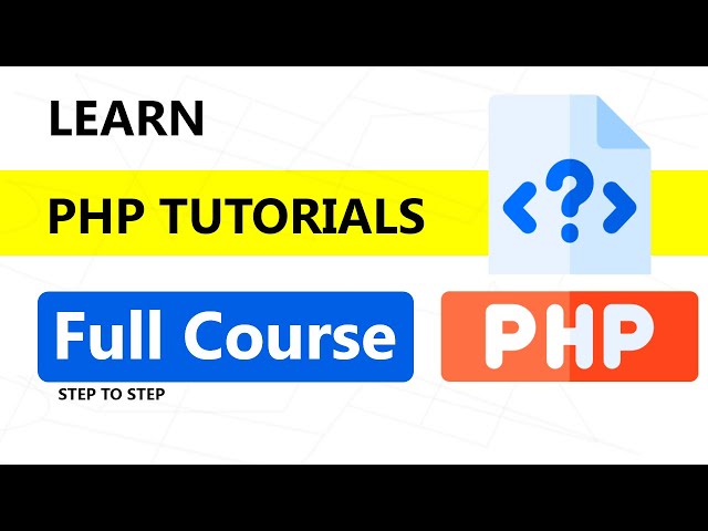 Php Tutorial for Beginners with MySQL Project | PHP Tutorial for Beginners | Full Course #php