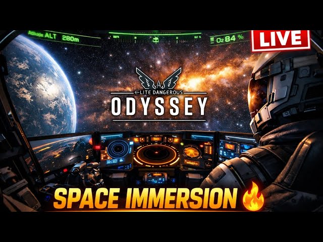 🚀Elite Dangerous Odyssey LIVE🔥 | Triple Screen Space Exploration Like NEVER Before|Ultra Immersion