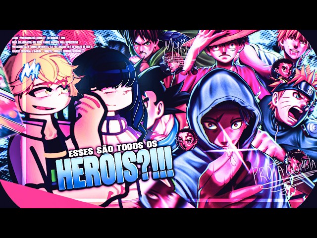 Fandom Reacts to PROTAGONISTS (Animes) - M4rkim
