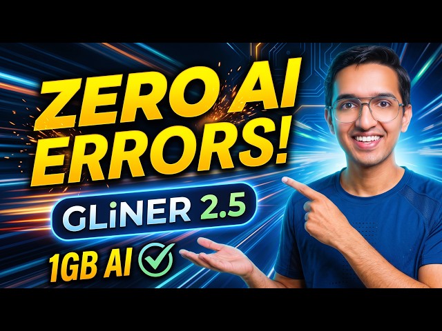 I Tested GLiNER 2.5: 1GB AI with Zero Hallucinations?