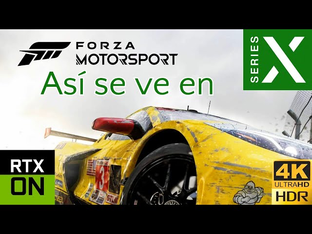 HDR - Así se ve Forza Motorsport (8) 2023 en Xbox Series X (4k, 60fps, RTX ON)