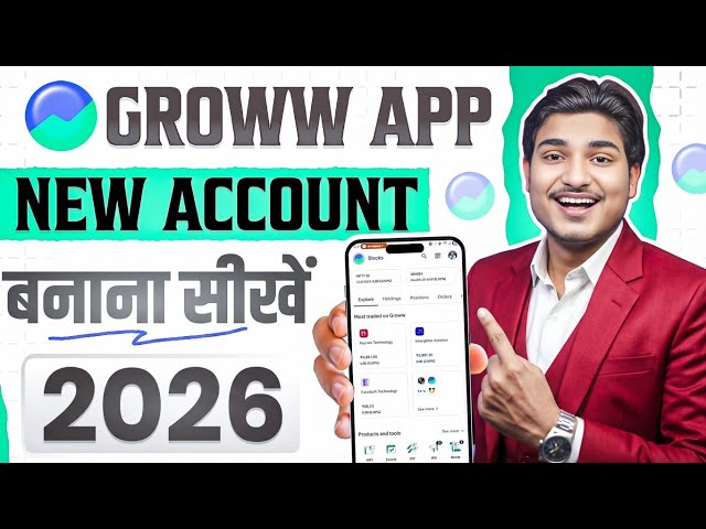 Groww App Account Kaise Banaye | How To Open Groww Demat Account | Groww Account Opening