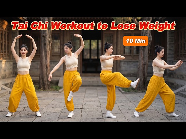 10 Minute Tai Chi Full Body Workout to Lose Weight, Improve Mobility, Flexibility & Balance at Home