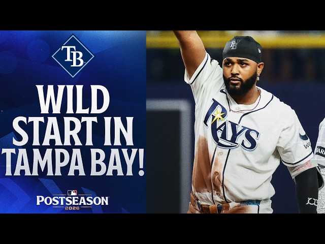 FULL 1st INNING: Rays take the lead in ALDS Game 2 amidst a trio of Yankees errors 👀