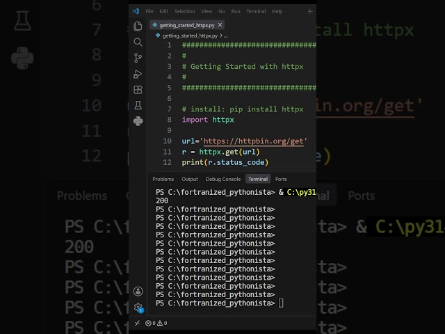 Getting Started with httpx #python