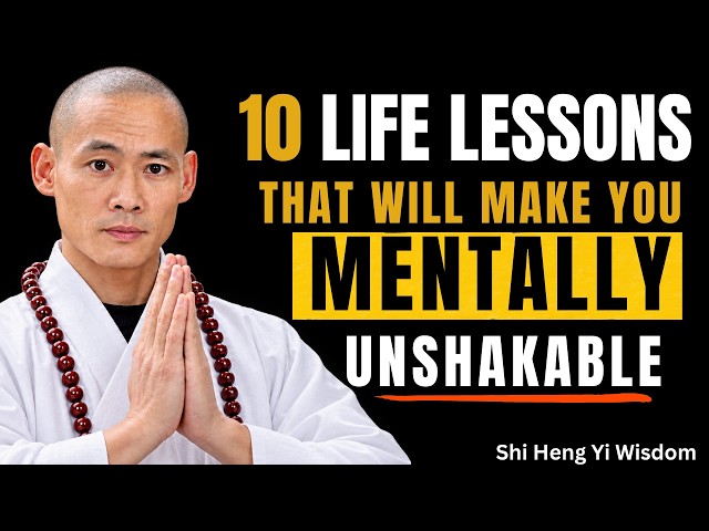 10 Life Lessons That Will Make You Mentally Unshakable | Shi Heng Yi Wisdom