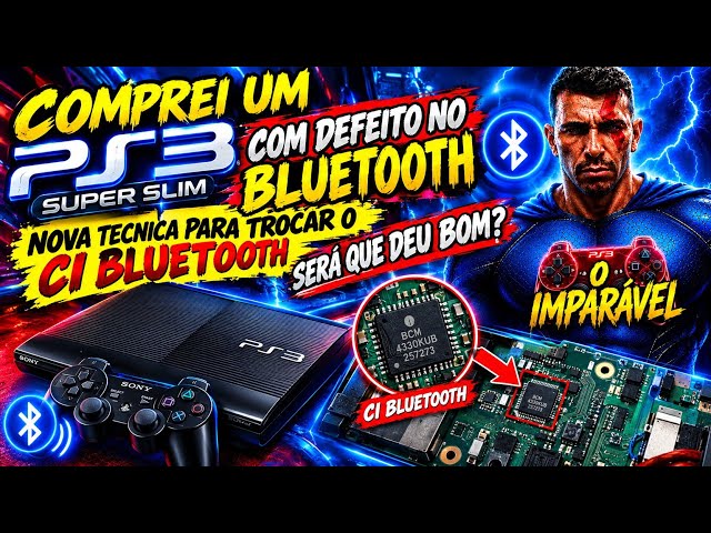 Comprei um PS3 super Slim de um inscrito com defeito no Bluetooth Será que deu bom??