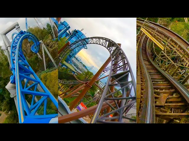 Every Roller Coaster at Europa Park! Voltron Edition! Front Seat and Onride POV!