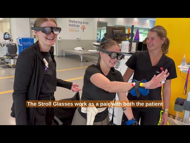 Strolll Augmented Reality Glasses at Sheltering Arms Institute