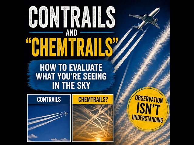 Contrails and "Chemtrails" — How to Evaluate What You're Seeing in the Sky